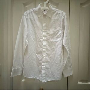 Pierre Balmain Crisp White Dress Shirt